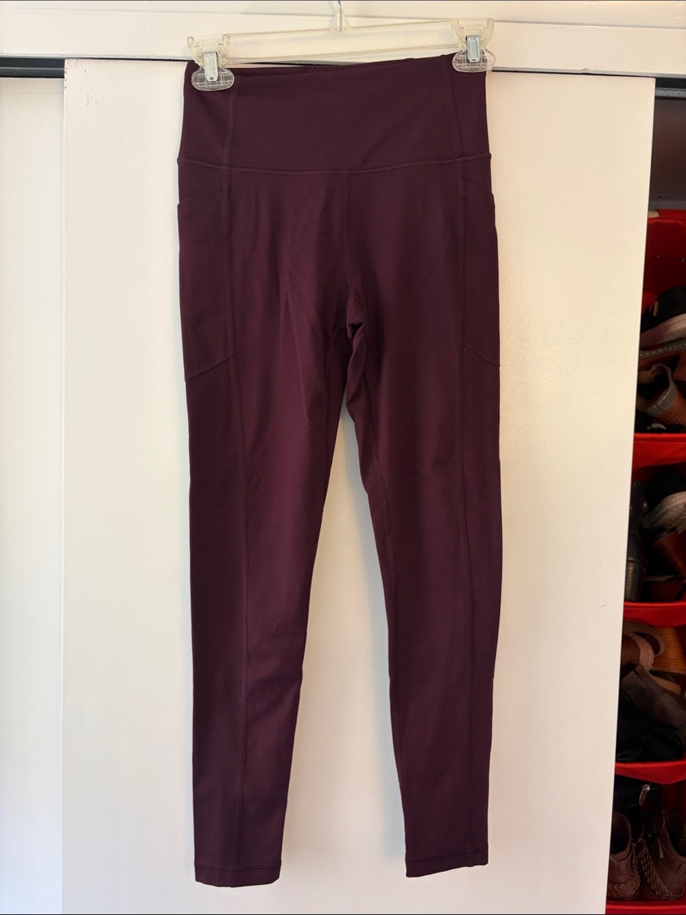Victoria's Secret Deep Plum High-Rise Leggings